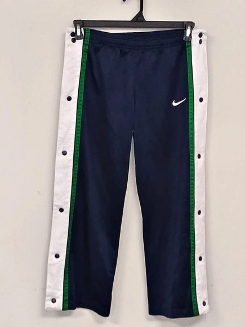Vintage Nike Breakaway Full Snap Leg Youth Track Basketball Pants Unisex 10/12
